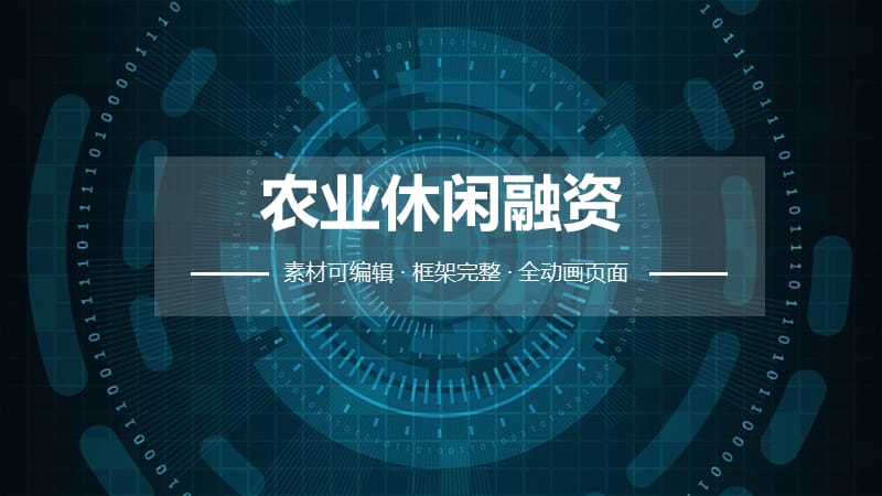 农业休闲融资ppt.pptx_第1页