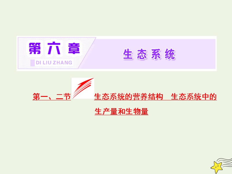 2019-2020学年高中生物第六章第一二节生态系统的营养结构生态系统中的生产量和生物量课件浙科版必修3.ppt_第2页