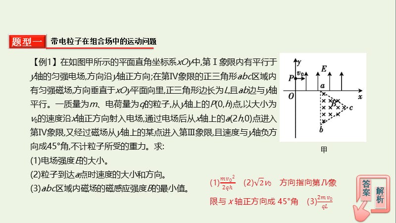 2020届高考物理总复习第十二单元磁场第3讲带电粒子在组合场和复合场中的运动课.pptx_第3页