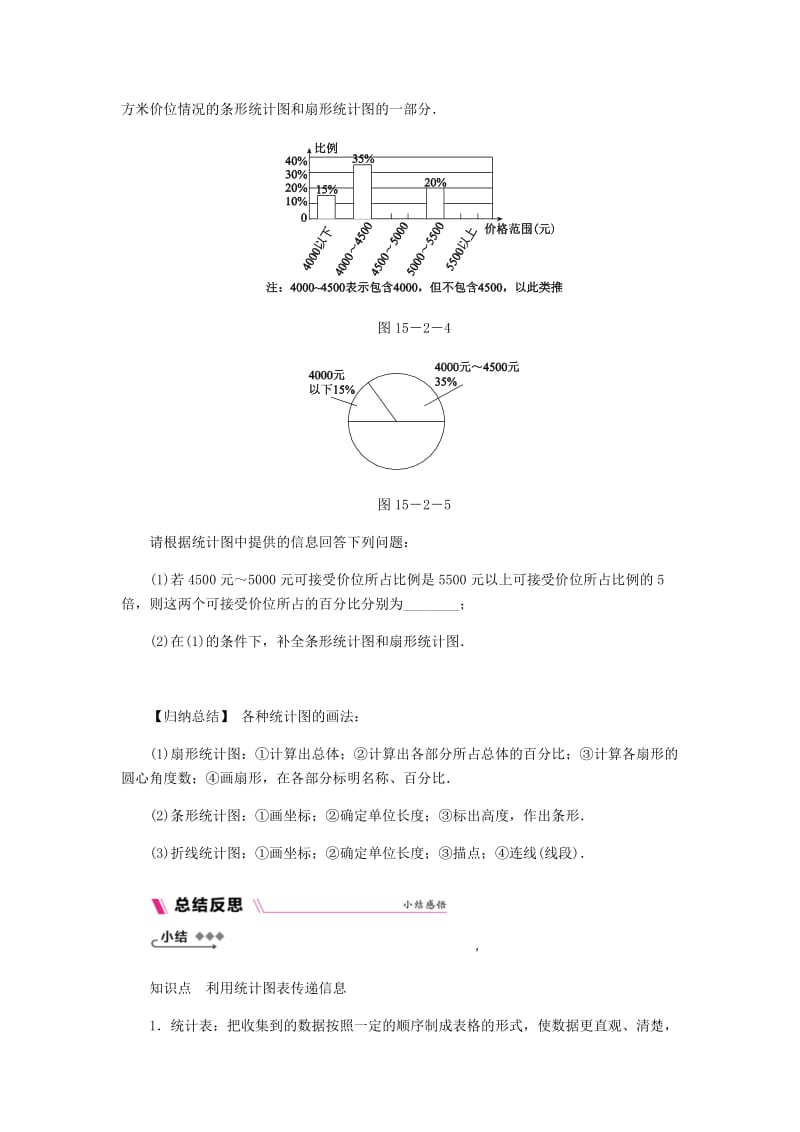 [最新]八年级数学上册第15章数据的收集与表示15.2数据的表示2利用统计图表传递信息练习新版华东师大版.doc_第3页