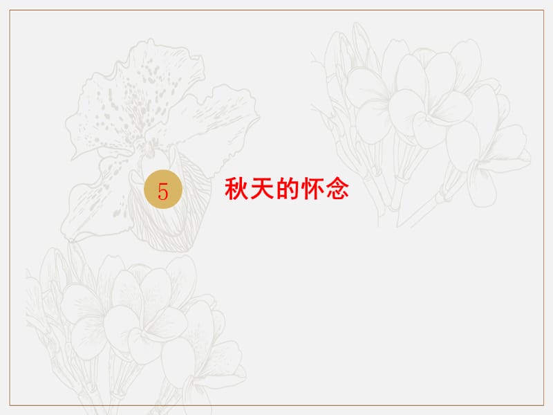 2018年七年级语文上册第二单元5秋天的怀念课件2新人教.pptx_第1页