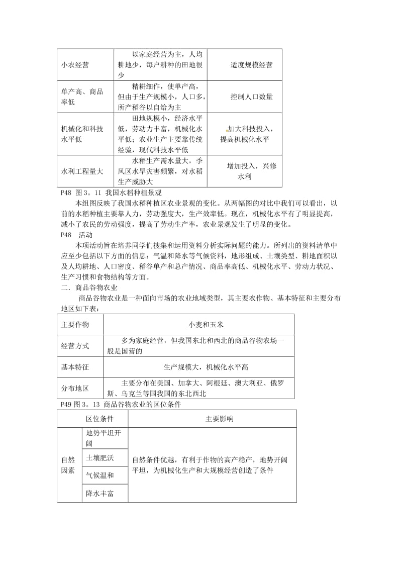 【最新】一师一优课高一地理人教版必修2教学设计：3.2《以种植业为主的农业地域类型》2 Word版含答案.doc_第3页