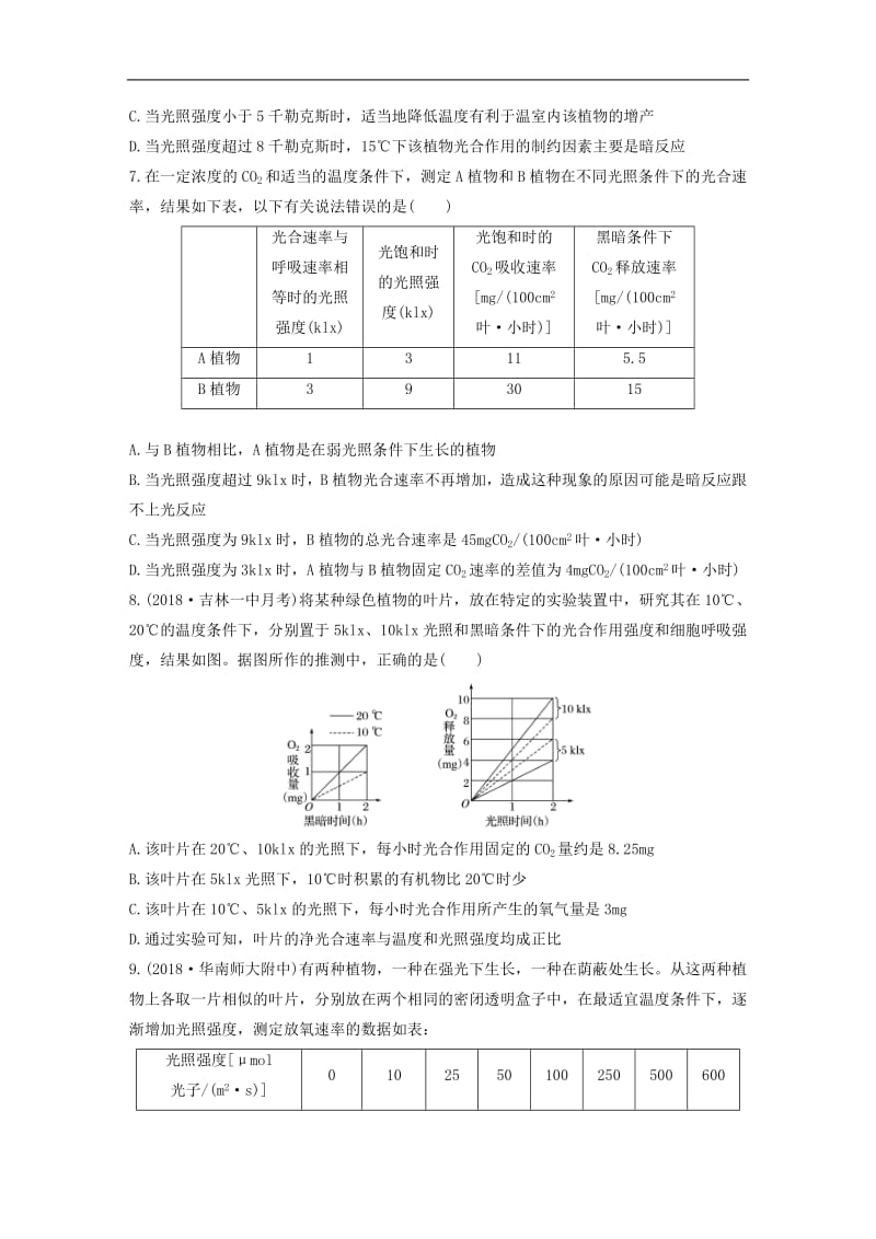 鲁京津琼2020版高考生物一轮复习加练半小时第三单元第22练含解析.pdf_第3页