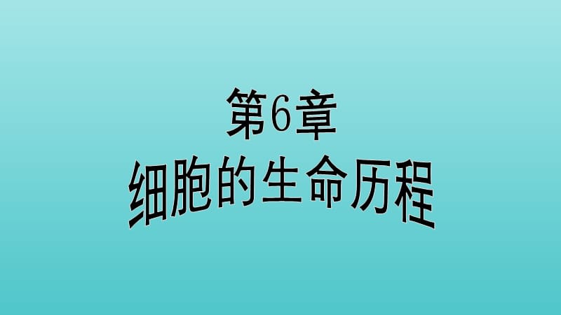 2019高中生物第6章第1节第1课件时细胞周期和有丝分裂过程课件新人教版必修1.ppt_第1页