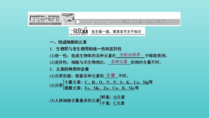 2019高中生物第2章第1节细胞中的元素和化合物课件新人教版必修1.ppt_第3页