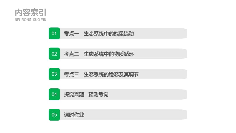 2020版生物新导学浙江选考大一轮课件：第28讲　能量流动和物质循环、生态系统的稳态及其调节 .pptx_第3页