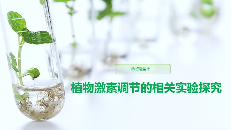 2020版高考生物大一轮人教课件：第八单元 热点题型十一 .pptx_第1页