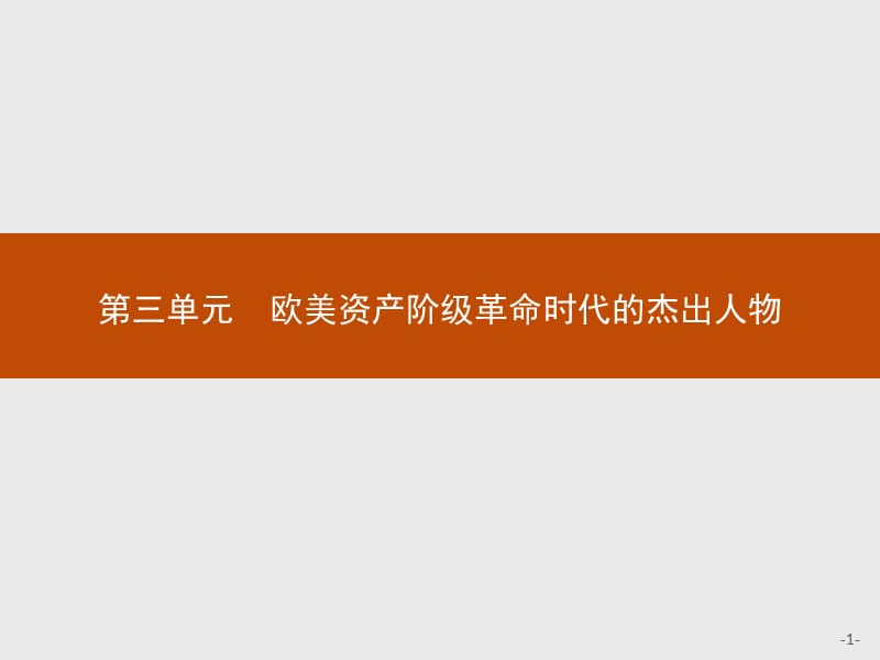 2019-2020学年高中历史人教版选修4课件：第三单元　第1课　英国革命的领导者克伦威尔 .pptx_第1页