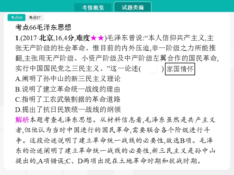 2020届高考历史一轮课件：专题二十四　20世纪以来马克思主义的中国化 .pptx_第3页