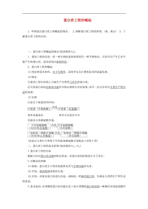 2019年春高中生物专题1基因工程1.4蛋白质工程的崛起学案含解析新人教版选修.pdf