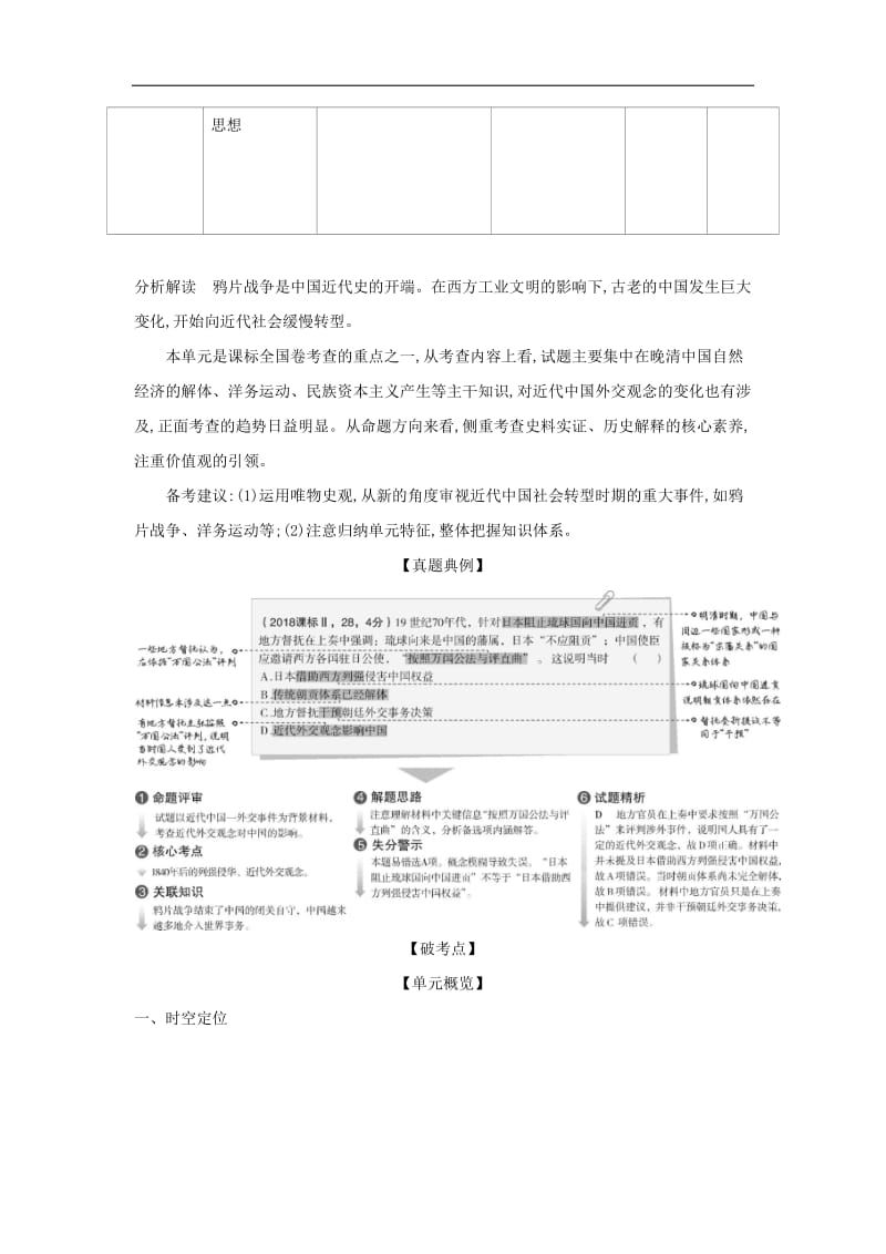 课标版5年高考3年模拟A版2020年高考历史总复习第六单元工业文明冲击下中国的变革与转型学案含.docx_第2页