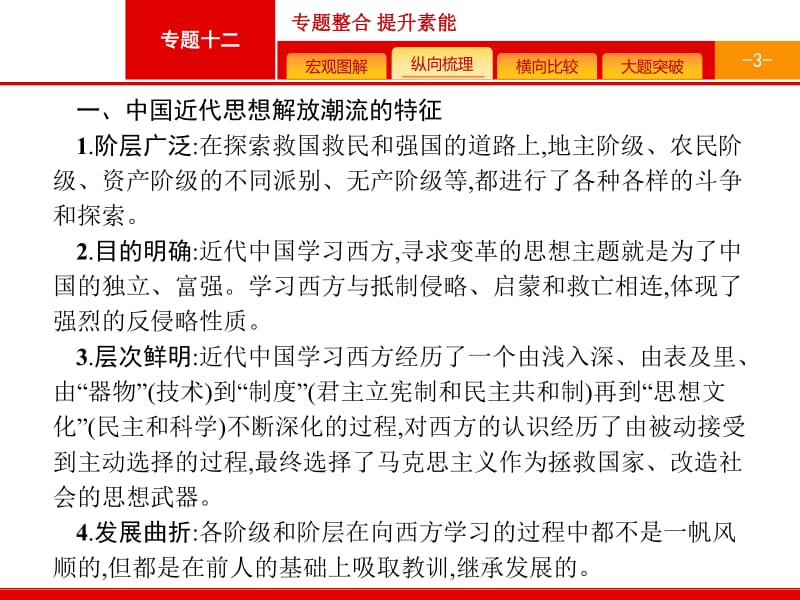 2020高考历史人民版一轮总复习课件：专题整合12 .pdf_第3页