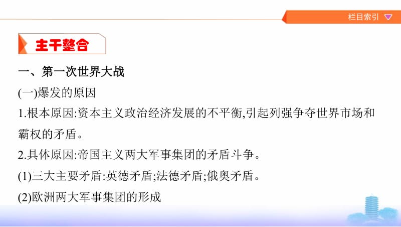 2020版《3年高考2年模拟》高考历史一轮复习山西专版课件：第十八单元　20世纪的战争与和平课件.pdf_第3页