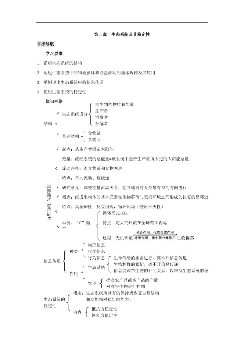 专题5.1 生态系统的结构-高中生物人教版必修3导学案 Word版含答案.doc_第1页