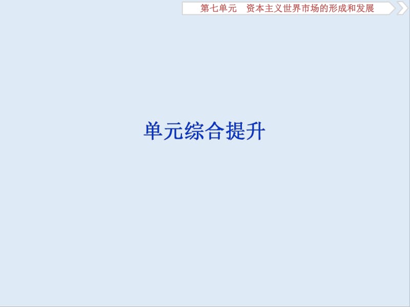 2020高考历史培优大一轮人教版课件：单元综合提升7 .pdf_第1页