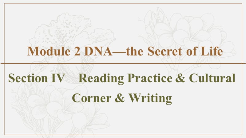 2019-2020同步外研英语选修九新突破课件：Module 2 Section 4　Reading Practice &amp Cultural Corner &amp Writing (书利华教育网).ppt_第1页