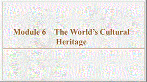 2019-2020同步外研英语选修七新突破课件：Module 6 Section Ⅰ　Warming UpPre-reading &amp Reading (书利华教育网).ppt