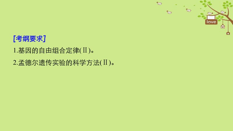 2019_2020学年高考生物大一轮复习课件： 第五单元 遗传的基本规律和人类遗传病 第15讲 基因的自由组合定律课件.pdf_第2页