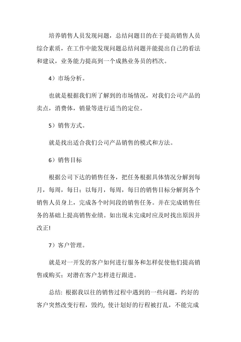 公司销售经理工作计划.doc_第2页