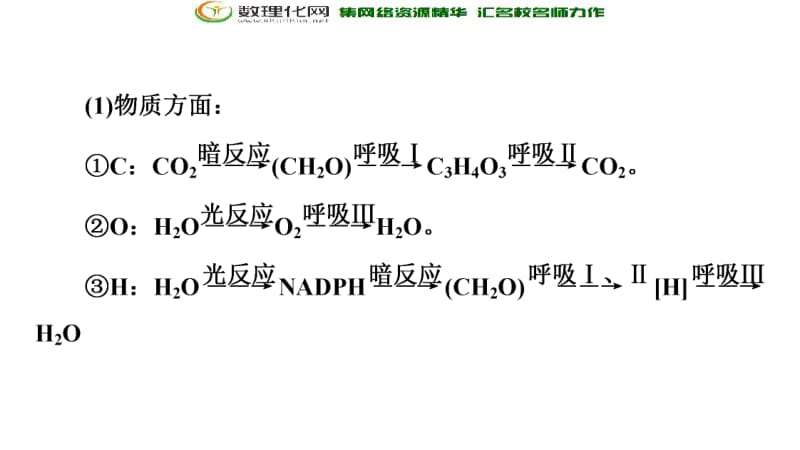 2019-2020同步新教材人教生物必修一新突破课件：第5章 素能提升课 光合作用与细胞呼吸的综合 .pdf_第3页