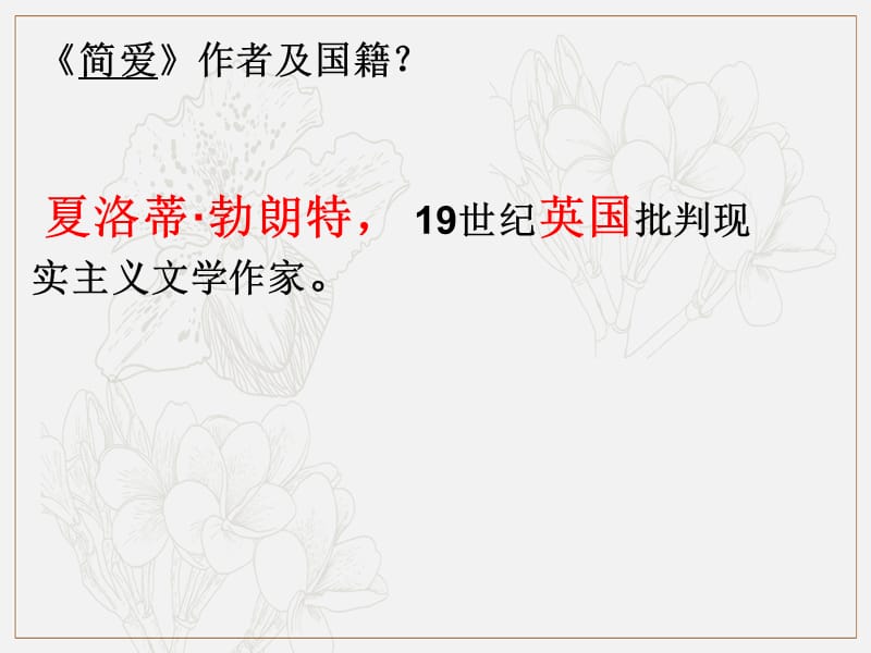 广东省深圳市宝安区中考语文简爱复习课件2.ppt_第1页