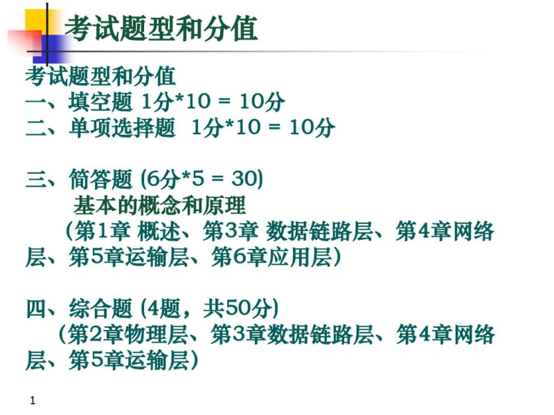 武汉理工大学计算机网络复习PPT分析.pdf_第1页