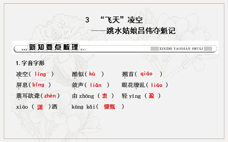 八年级语文上册第一单元3“飞天”凌空__跳水姑娘吕伟夺魁记课件新人教版.ppt_第1页