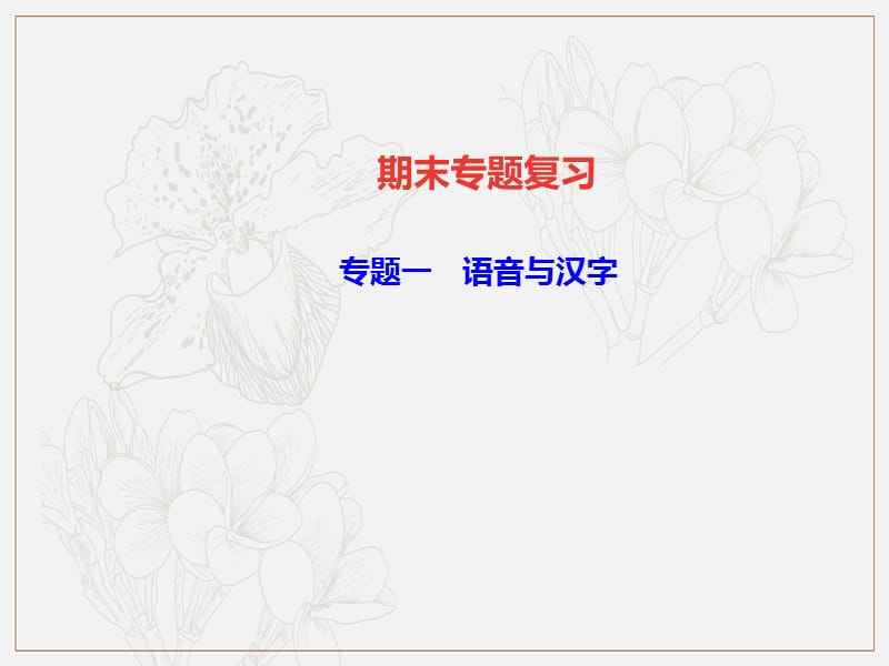 达州专版2019年八年级语文上册专题一语音与汉字课件新人教.ppt_第1页