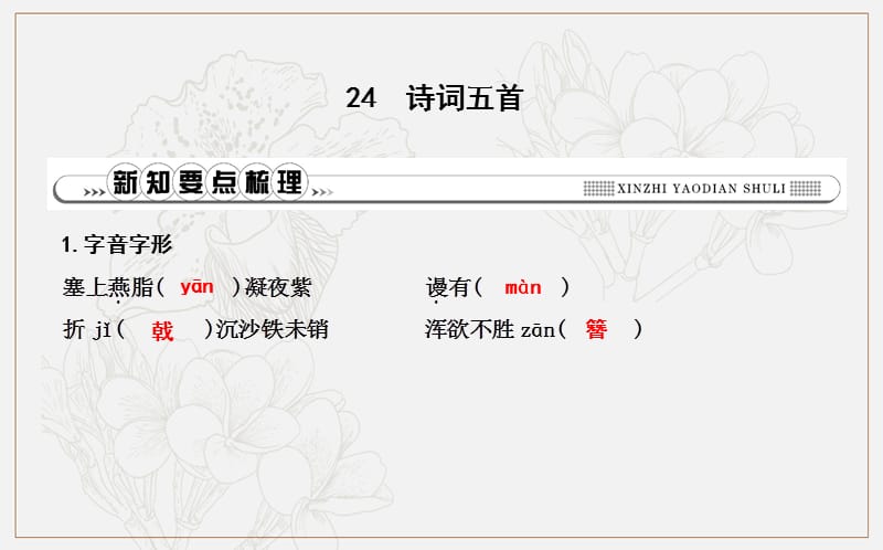 八年级语文上册第六单元24诗词五首课件新人教版.ppt_第1页