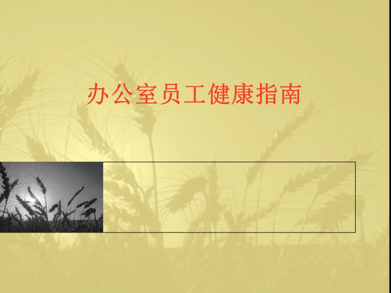 办公室员工健康指南.ppt_第1页