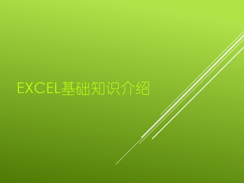 Excel基础介绍分析.pdf_第1页