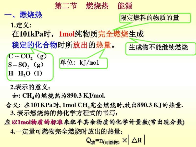 高中化学选修四燃烧热能源.pdf_第1页