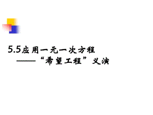 一元一次方程的应用----“希望工程义演”.pdf