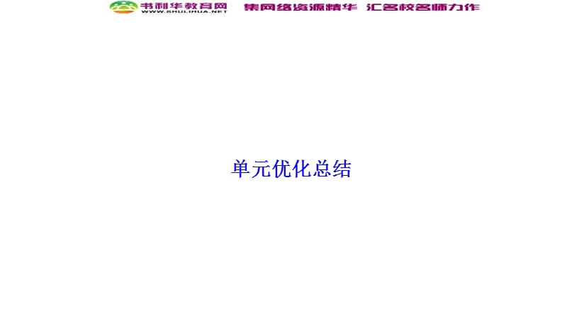 2019-2020学年新突破同步人教版高中历史必修二课件：第八单元 单元优化总结 .ppt_第1页