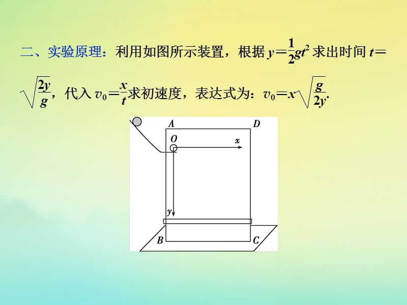 （京津鲁琼版）2020版高考物理总复习课件：第四章实验五研究平抛运动课件.ppt_第3页