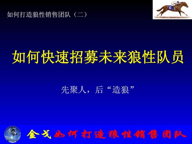 如何打造狼性销售团队(二)_1538690812.ppt_第1页