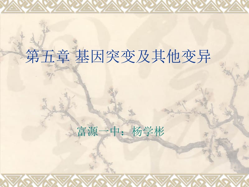 基因突变及其他变异.ppt_第1页