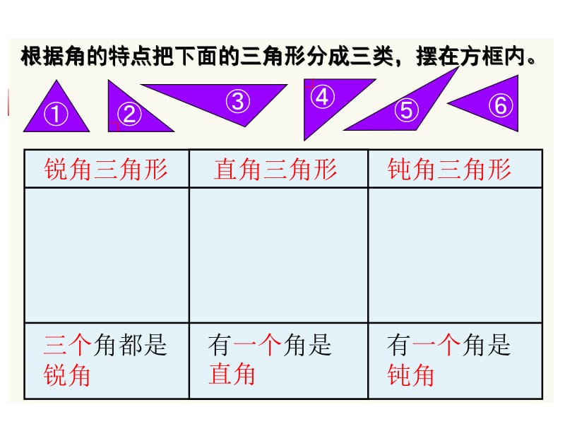 人教版新课标小学数学四年级下册《三角形的分类》课件.ppt_第2页