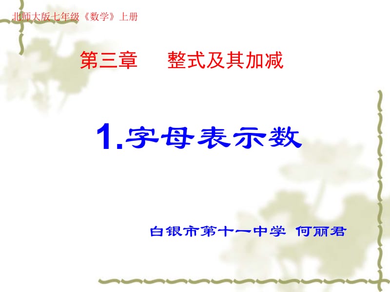 字母能表示什么.ppt_第1页