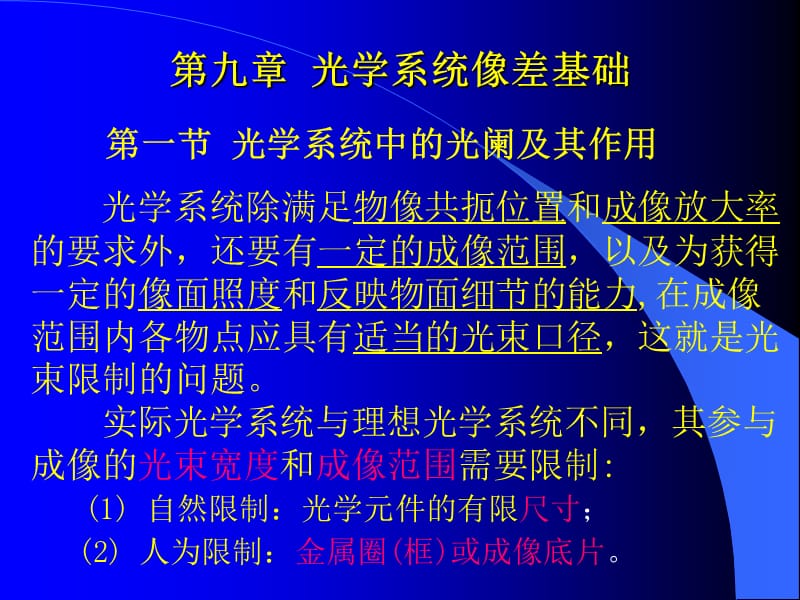 光学系统中的光束限制.ppt_第3页