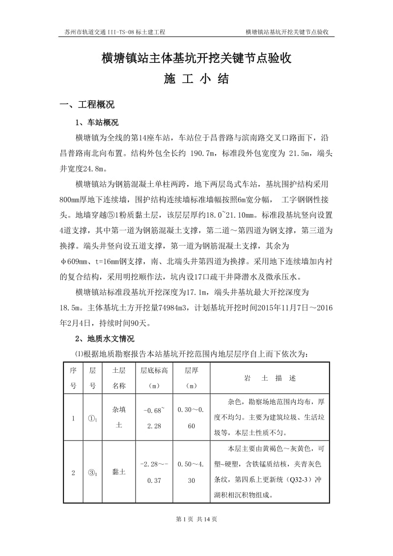 横塘镇站基坑开挖关键节点验收.doc_第1页