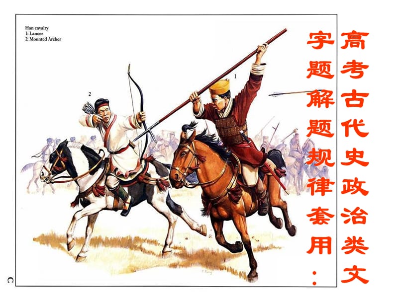 高考古代史政治类文字题解题规律.ppt_第1页