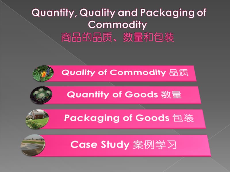 国际贸易实务双语教程Chapter2 Quantity, Quality and Packaging of Commodity.ppt_第2页