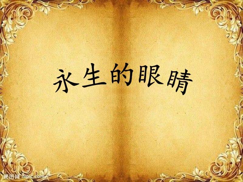 北师大版小学四年级下册语文《永生的眼睛》课件PPT.ppt_第3页