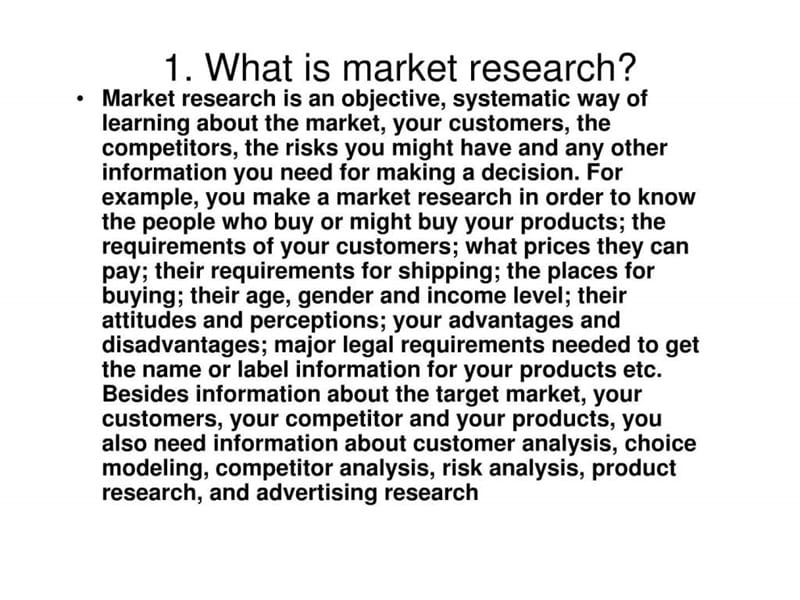 Section 8 市场调查Market Research.ppt_第2页