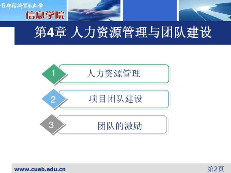 软件项目管理 第4章 人力资源管理与团队建设.ppt_第2页