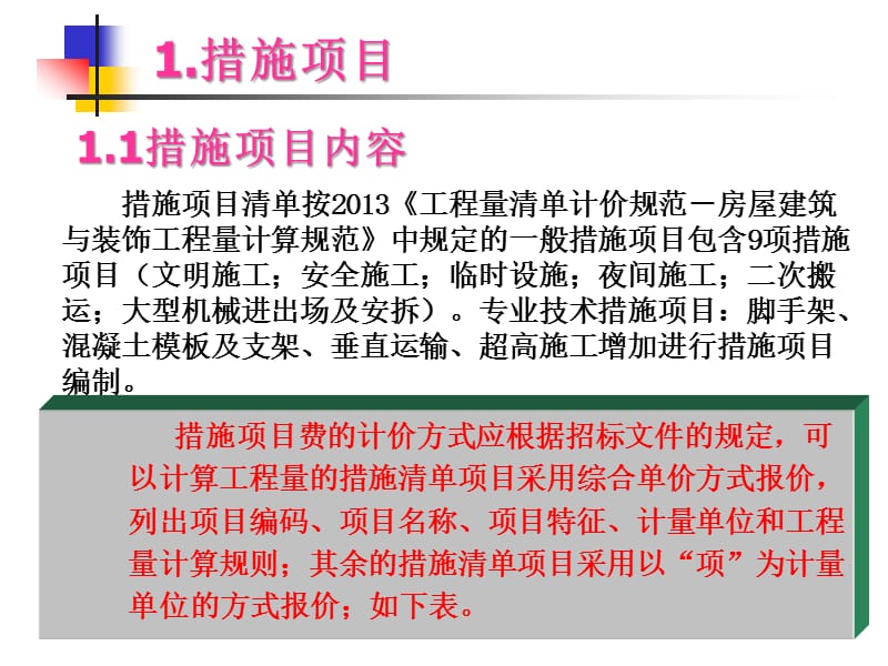 11.1第十八讲措施及其他项目清单及计价.ppt_第2页