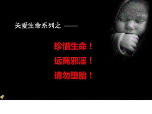 珍惜生命 请勿堕胎.ppt.ppt