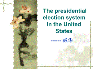 ThepresidentialelectionsystemintheUnitedStates.ppt