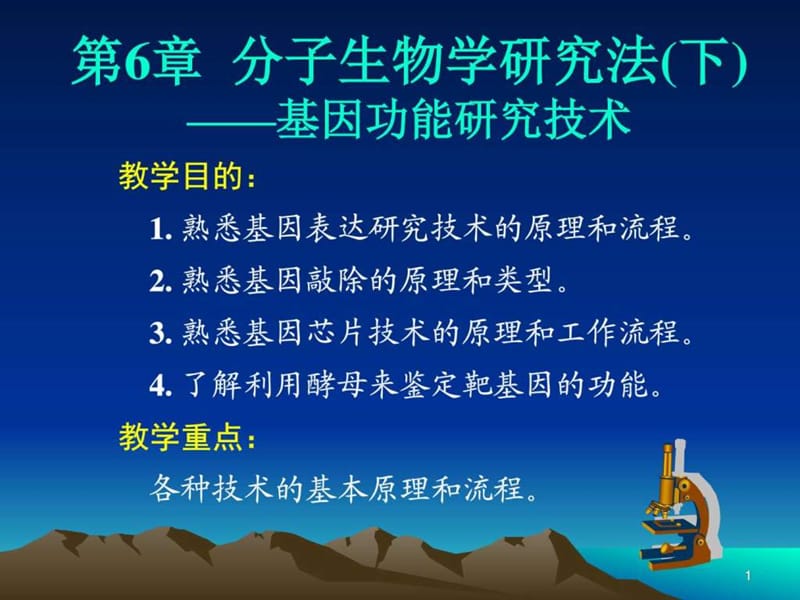 第6章分子生物学研究法(下)_图文.ppt_第1页